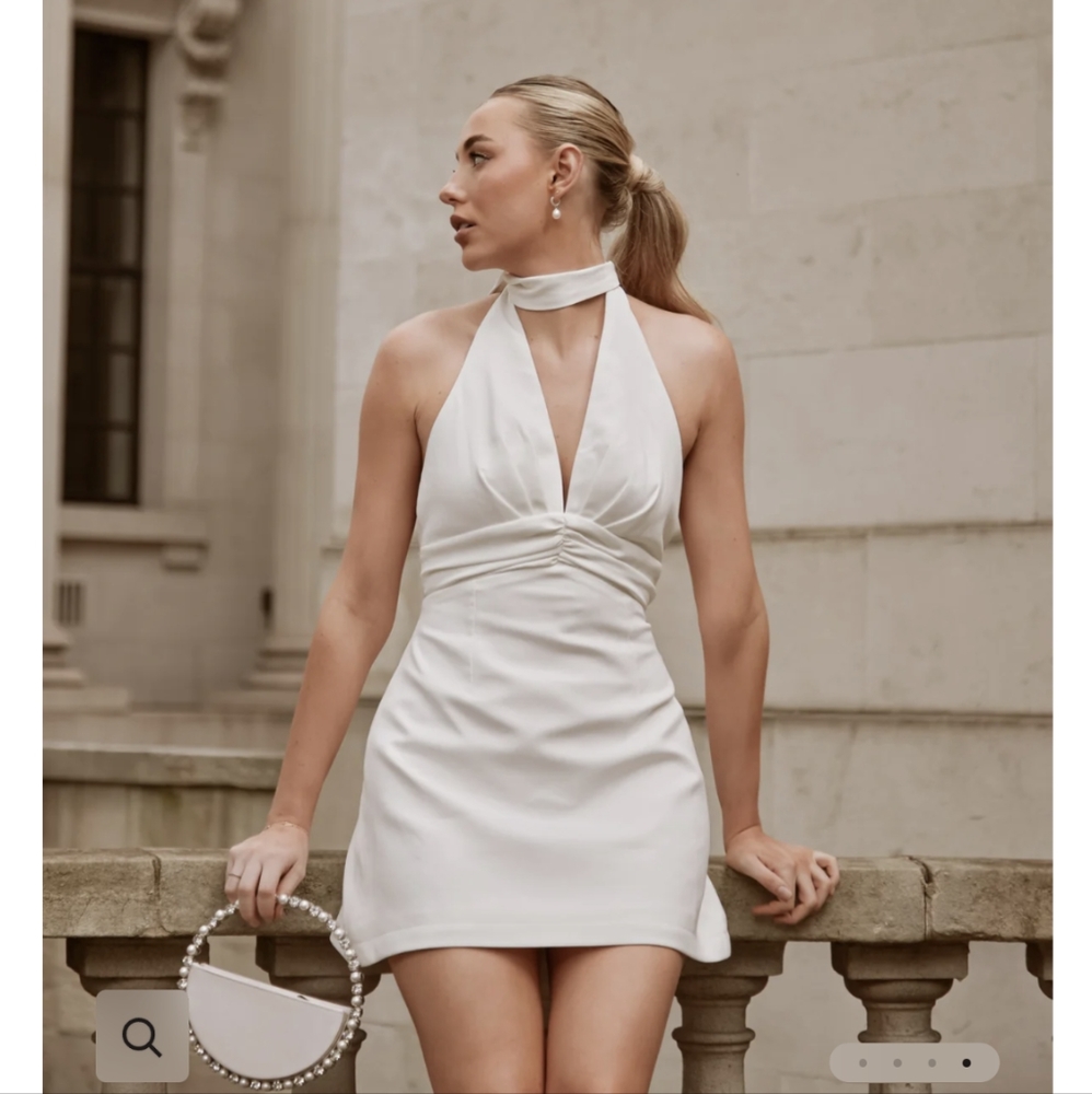 The Ultimate Muse Halter Neck Mini Dress